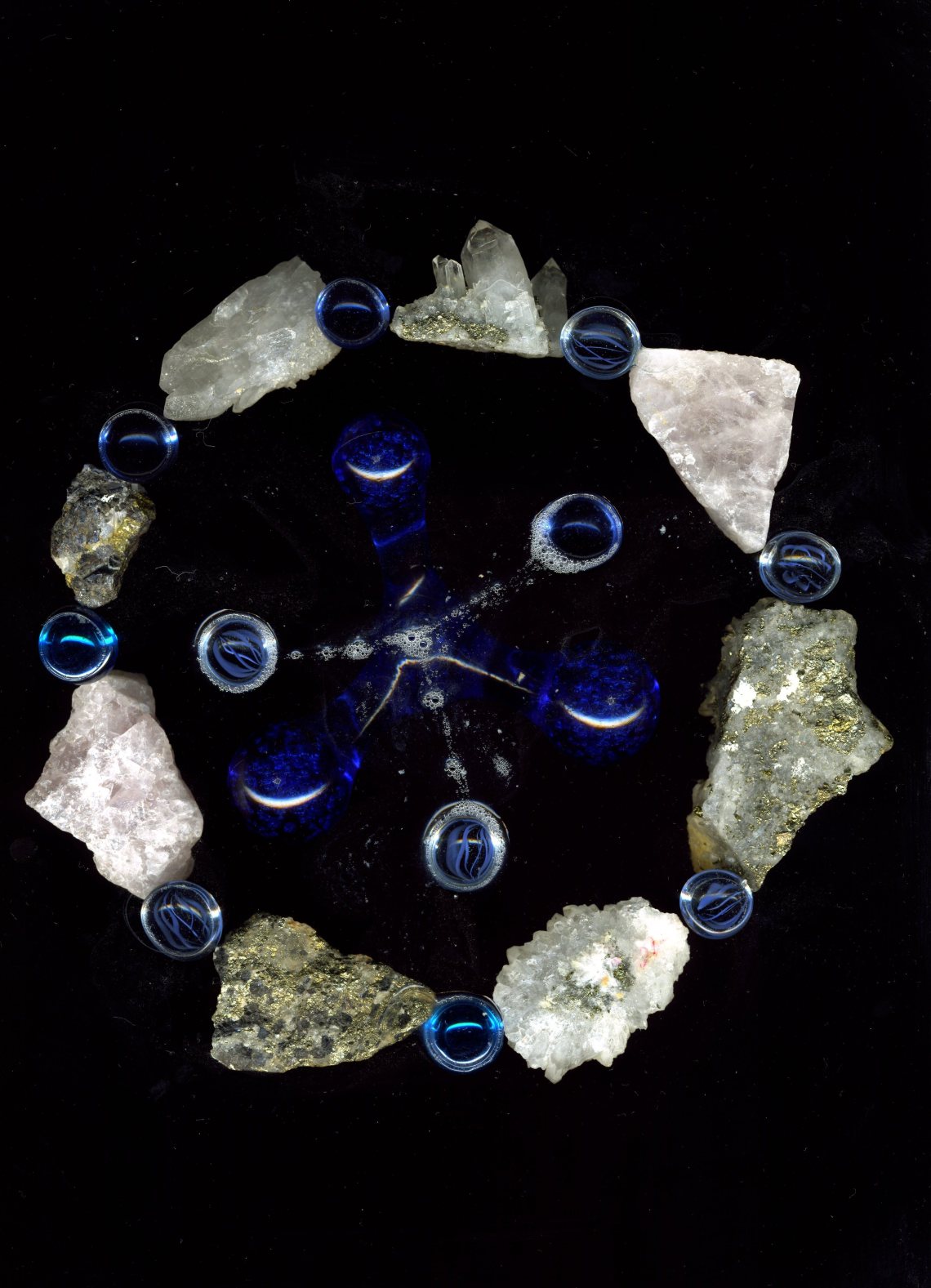 János Áfra - Aethna (2) (2009) electrography, 100x70, molino, print.