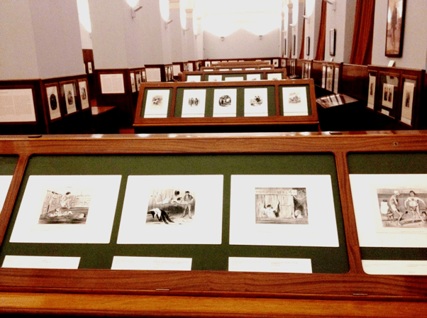 A tárlat enteriőrje