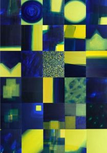 Kalas Zsuzsa - Részletek egy sárga magánéletéből, olaj, vászon, 225 x 150 cm, 2005