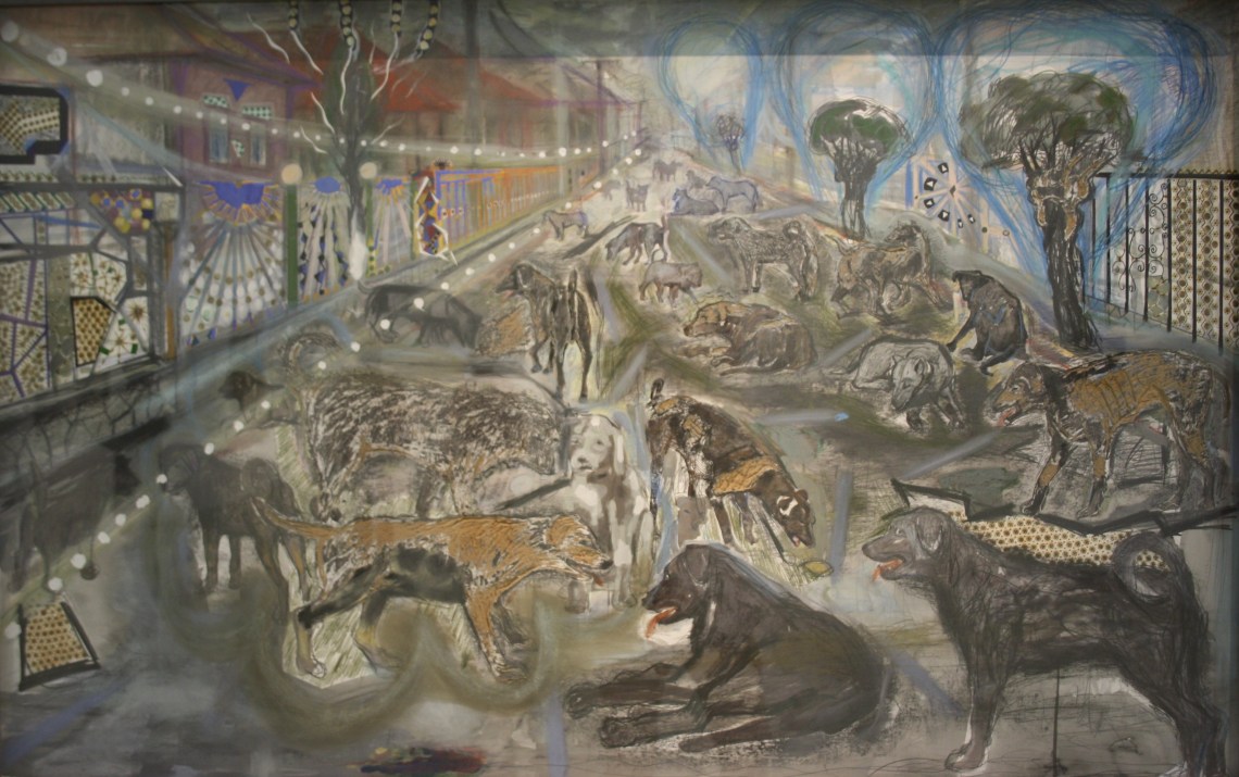 Este, 2012, vegyes technika, papír