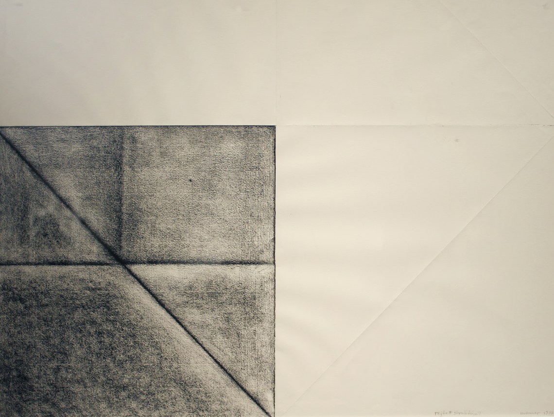 Maurer Dóra: Rejtett Struktúrák, 1977, kép forrása: a szerző fotója