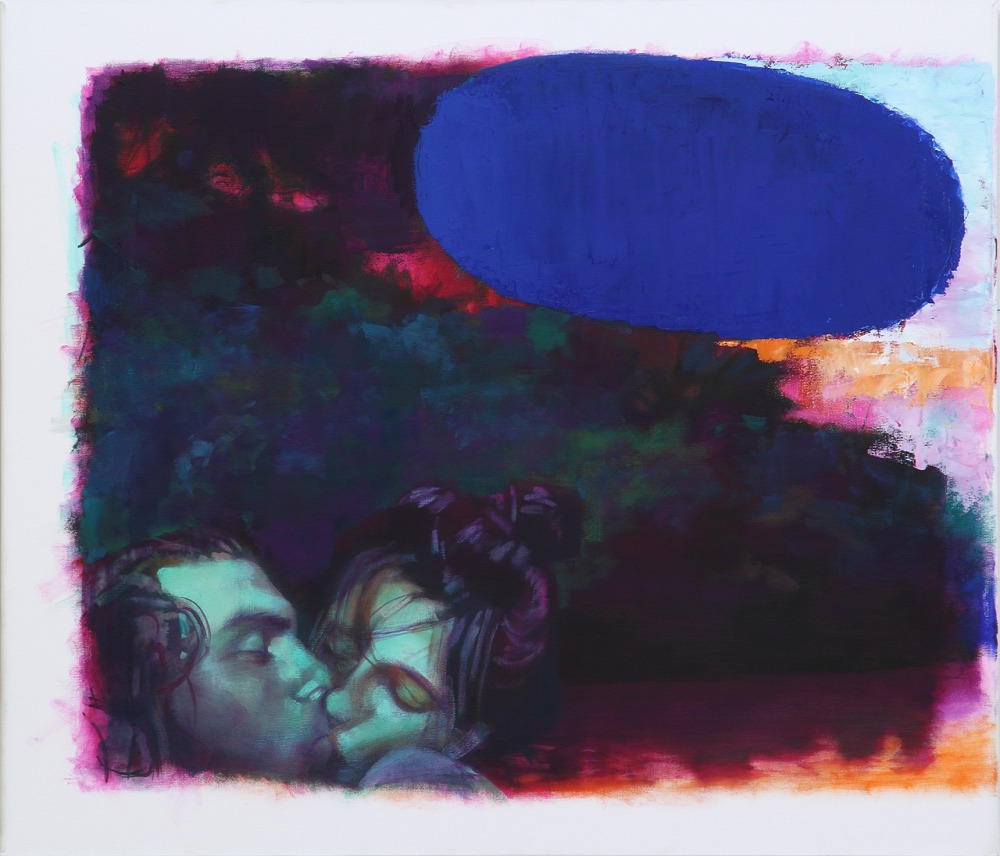 A populista konstelláció, 2014, olaj, vászon, 60 × 70 cm, Perneczky Gyűjtemény, Ausztria, Fotó: Rosta József