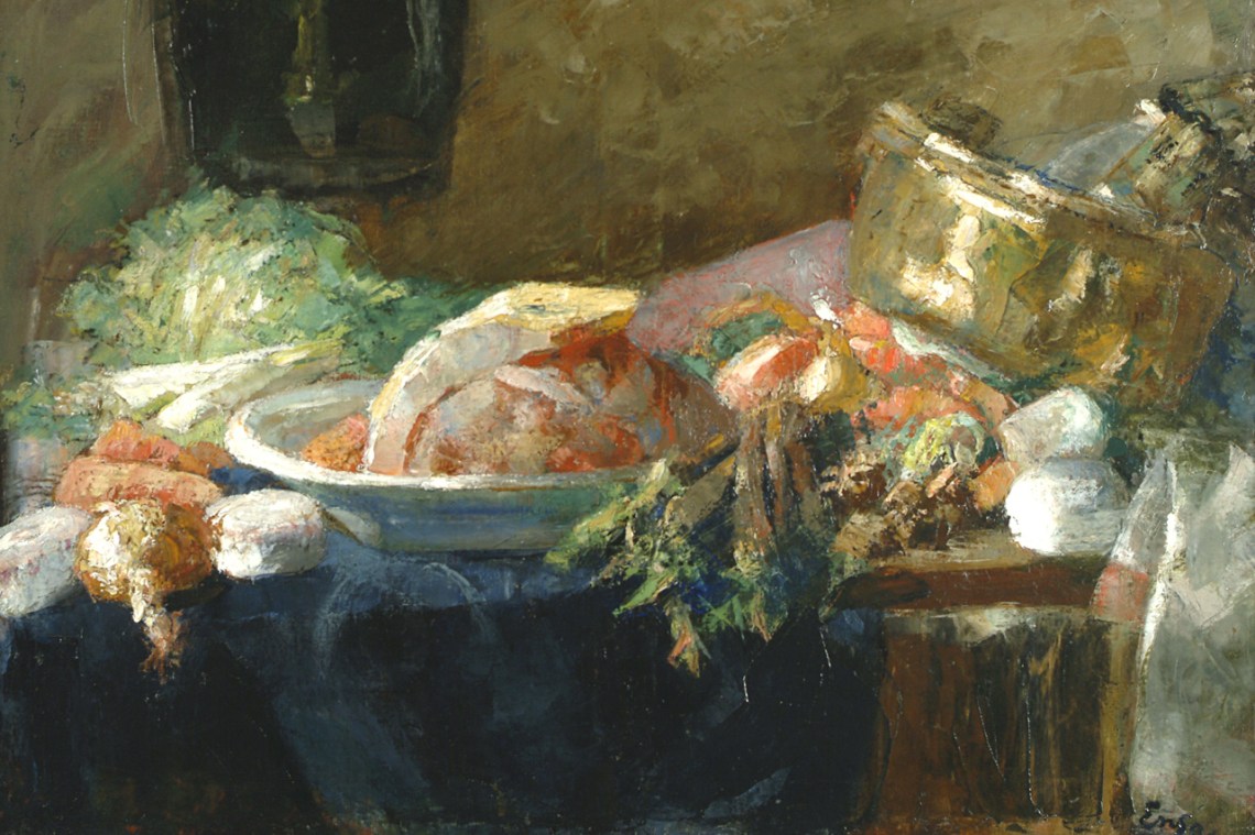 James Ensor: Csendélet kacsával, 1880 © Ville de Liége, kép forrása: pinterest.com