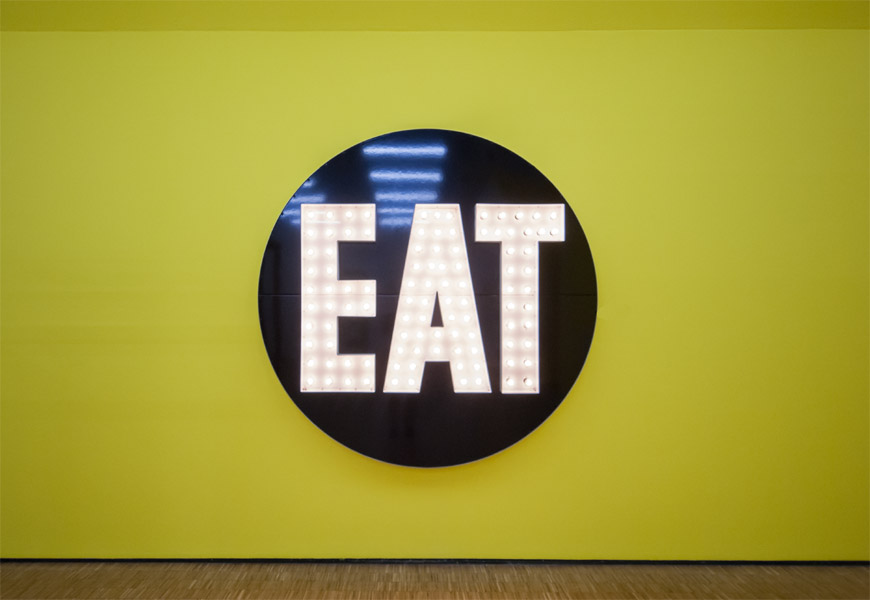 Robert Indiana: The Electric Eat, 1964–2007, kép forrása: artribune.com