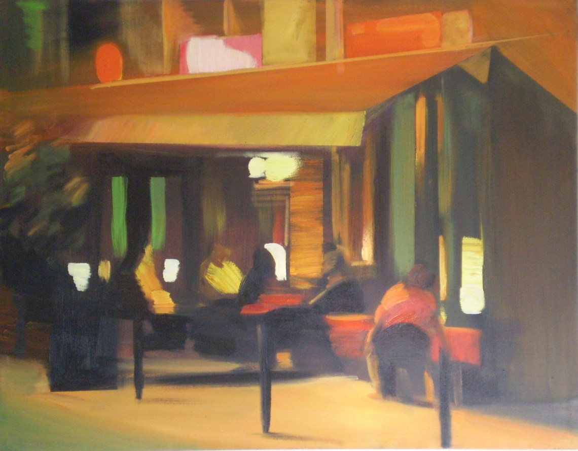 Espresso, 2009, olaj, vászon, 60 × 90 cm