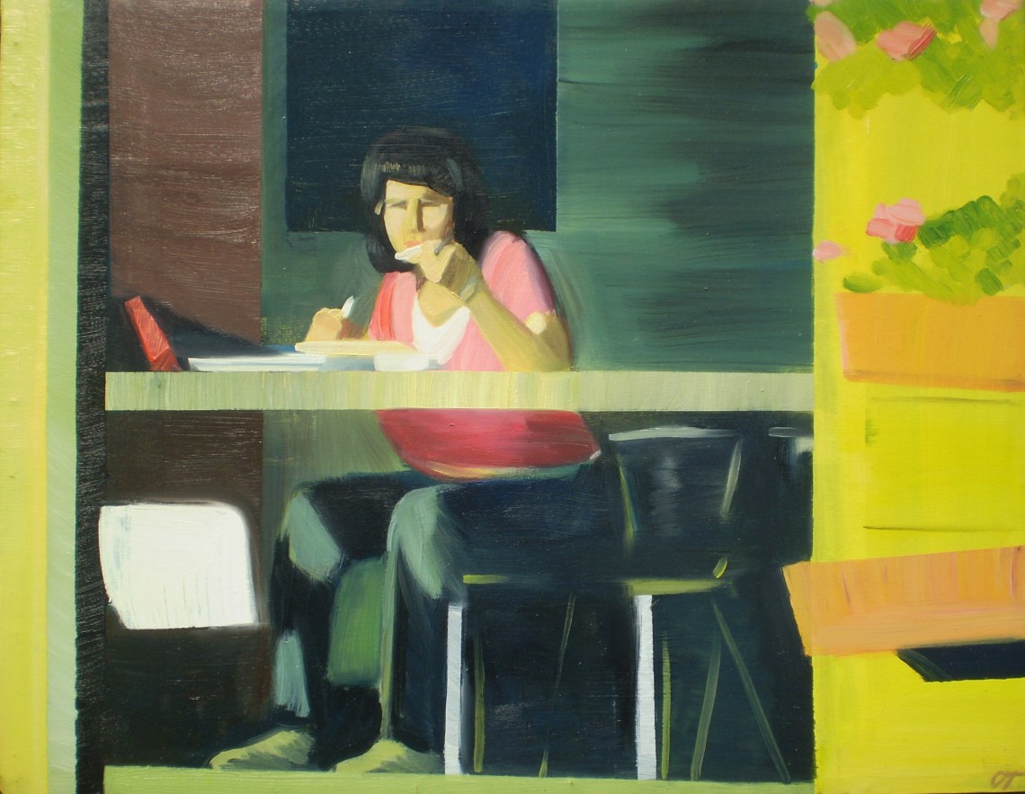 Ebéd (Napsütés), 2010, olaj, vászon, 70 × 90 cm