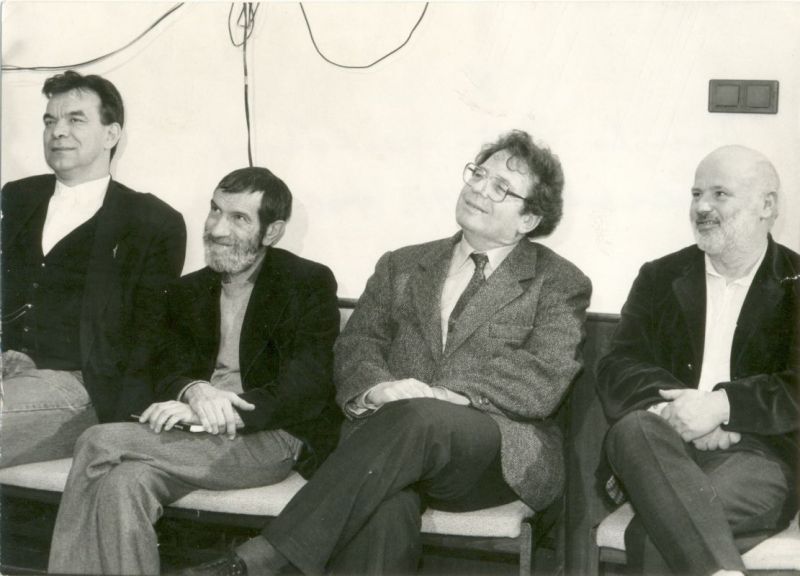 Rajk László, Petri György, Konrád György és Eörsi István (Danilo Kiš emlékest, 1991)